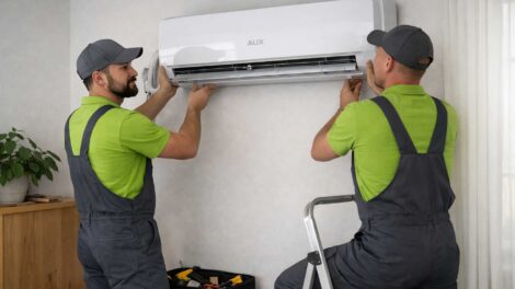 AUX Aura 3,5 kW oldalfali inverteres split klíma – alapszereléssel