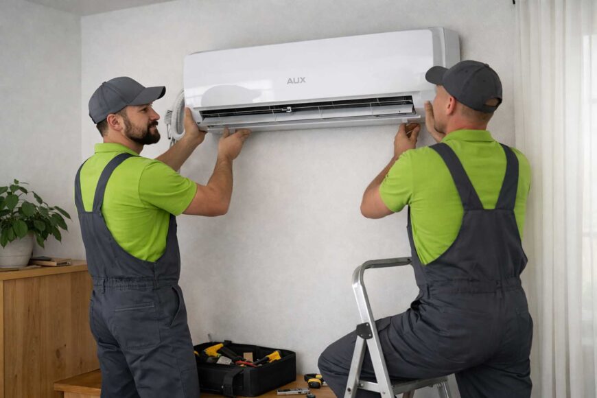 AUX Aura 3,5 kW oldalfali inverteres split klíma – alapszereléssel